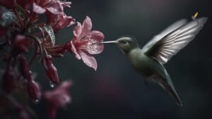 A MET realignment is like this hummingbird gathering nectar from a bloom, through HUM framework brings leadership clarity for a humming ethical ecosystem